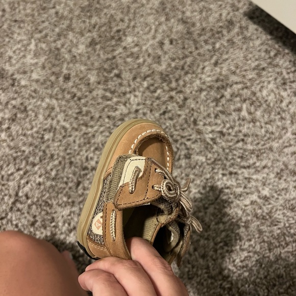 Baby sperrys size 1 never worn - Picture 3 of 4